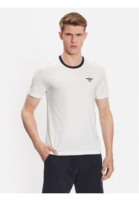 Aeronautica Militare T-Shirt 231TS2076J599 Biały Regular Fit. Kolor: biały. Materiał: bawełna