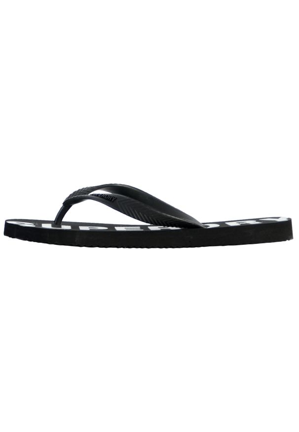 Japonki plażowe męskie Superdry Code Essential Flip Flop. Okazja: na plażę. Kolor: czarny