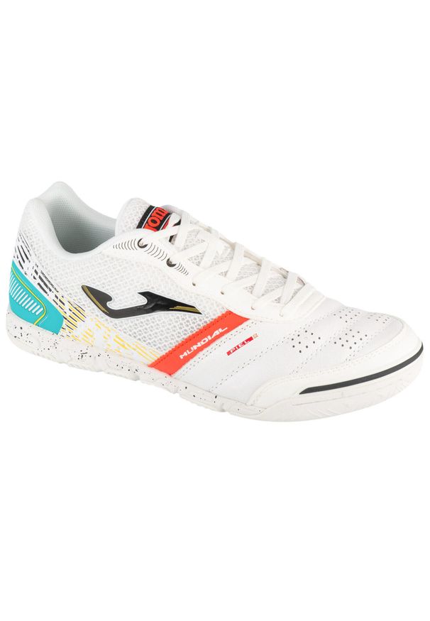 Joma - Buty halowe do piłki nożnej męskie, Mundial 25 MUNS IN. Kolor: biały, wielokolorowy. Sport: piłka nożna
