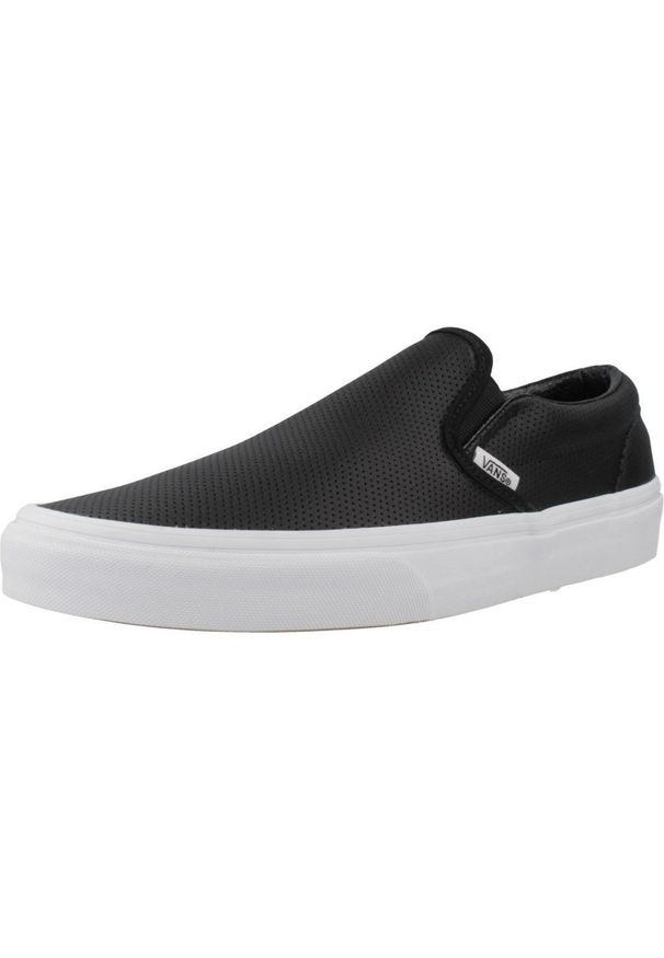 Tenisówki Vans Model Classic Slip-on Kolor Czarny. Zapięcie: bez zapięcia. Kolor: czarny. Materiał: tkanina, skóra