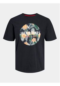 Jack & Jones - Jack&Jones T-Shirt Chill 12248072 Granatowy Standard Fit. Kolor: niebieski. Materiał: bawełna