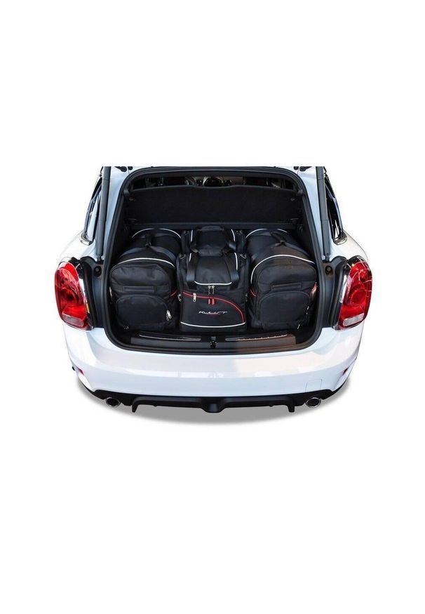 KJUST - Torby Do Bagażnika Mini Countryman Phev 2017-2023 4Szt Kjust. Kolor: czarny. Styl: sportowy