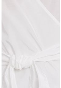 Pennyblack Bluzka damska kolor biały gładka. Okazja: na co dzień. Kolor: biały. Materiał: tkanina. Wzór: gładki. Styl: casual #2