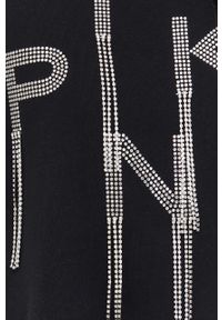 Pinko bluza bawełniana damska kolor czarny z aplikacją. Kolor: czarny. Materiał: bawełna. Wzór: aplikacja #4