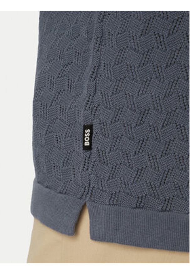 BOSS Koszula H-Nappo 50560494 Niebieski Regular Fit. Kolor: niebieski. Materiał: bawełna