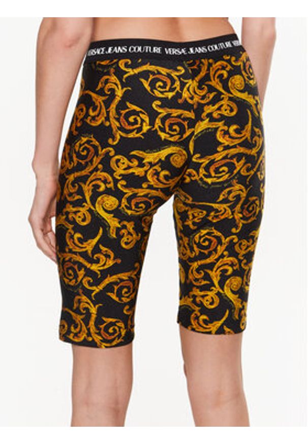 Versace Jeans Couture Kolarki 74HAC106 Czarny Slim Fit. Kolor: czarny. Materiał: syntetyk