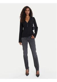 Guess Sweter W5BP15 K1162 Czarny Regular Fit. Kolor: czarny. Materiał: syntetyk #4