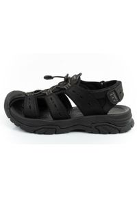 Buty sportowe męskie sandały Grisport. Kolor: czarny. Materiał: materiał, skóra