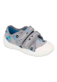 Befado obuwie dziecięce 907P141 niebieskie szare. Kolor: niebieski, wielokolorowy, szary. Materiał: materiał, bawełna. Sezon: lato #3