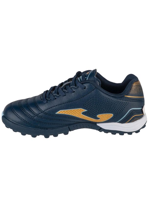 Joma - Buty piłkarskie turfy chłopięce, Toledo Jr 25 TOJS TF. Kolor: niebieski. Sport: piłka nożna