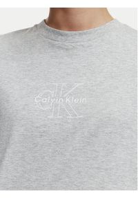 Calvin Klein Jeans T-Shirt LV047G831G Szary jasny Regular Fit. Kolor: szary. Materiał: bawełna #4