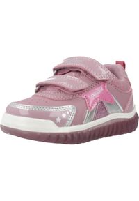 Geox - Buty GEOX B LIGHTYLOO GIRL Rose. Kolor: różowy. Materiał: syntetyk, tkanina. Sport: turystyka piesza