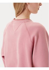 Tommy Jeans Bluza Script DW0DW21196 Różowy Regular Fit. Kolor: różowy. Materiał: bawełna #5