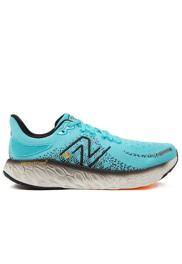 Buty New Balance Fresh Foam 1080 v12 M1080R12 - niebieskie. Kolor: niebieski. Materiał: guma. Sport: fitness, bieganie