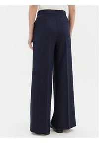 BOSS Spodnie palazzo Tupita 50531846 Granatowy Wide Leg. Kolor: niebieski. Materiał: wiskoza