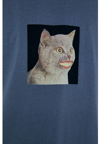 medicine - Medicine - T-shirt bawełniany Wisława Szymborska. Kolor: niebieski. Materiał: bawełna. Wzór: nadruk #7