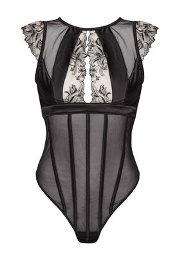 Hunkemöller Body Anouk 301026 Czarny. Kolor: czarny. Materiał: syntetyk