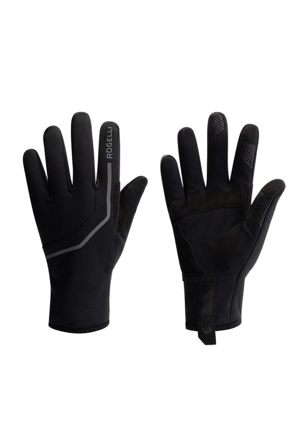 ROGELLI - Cienkie rękawiczki damskie Rogelli APEX. Kolor: czarny. Sport: kolarstwo