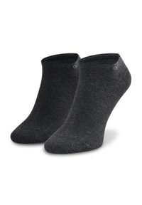 Calvin Klein Zestaw 2 par niskich skarpet męskich 701218714 Szary. Kolor: szary. Materiał: materiał #3