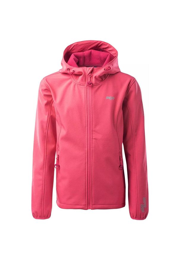 BEJO - Kurtka zimowa dziecięca softshell Bejo Juvia JRG. Kolor: różowy. Materiał: softshell. Sezon: zima
