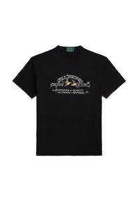 Polo Ralph Lauren T-Shirt 710981142001 Czarny Classic Fit. Typ kołnierza: polo. Kolor: czarny. Materiał: bawełna #4