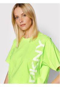 DKNY Sport T-Shirt DP1T8459 Zielony Relaxed Fit. Kolor: zielony. Materiał: bawełna. Styl: sportowy #3