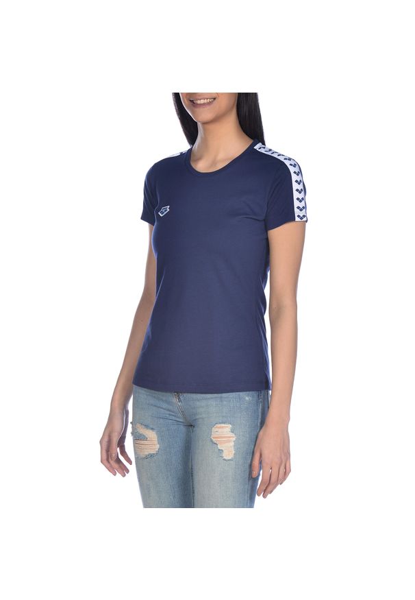 Koszulka damska Arena T-Shirt Team Icons. Kolor: biały, wielokolorowy, niebieski