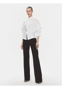 Elisabetta Franchi Koszula CA-017-41E2-V300 Biały Regular Fit. Kolor: biały. Materiał: bawełna