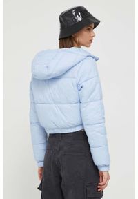 Tommy Jeans kurtka damska kolor niebieski zimowa. Kolor: niebieski. Materiał: włókno, materiał. Sezon: zima #7