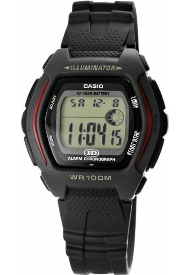 Zegarek sportowy Casio HDD-600-1AVDF Czarny (HDD-600-1AVDF). Kolor: czarny. Styl: sportowy