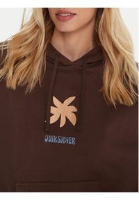 Quiksilver Bluza EQWFT03189 Brązowy Regular Fit. Kolor: brązowy. Materiał: bawełna #5