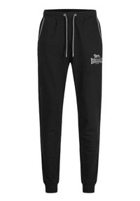 Spodnie do biegania Lonsdale Wansford. Okazja: na co dzień. Kolor: wielokolorowy, szary, czarny. Materiał: dresówka. Styl: casual, elegancki, sportowy #2