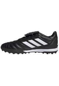 Adidas - Buty piłkarskie adidas Copa Gloro Tf FZ6121 czarne czarne. Zapięcie: sznurówki. Kolor: czarny. Materiał: skóra. Szerokość cholewki: normalna. Sport: piłka nożna