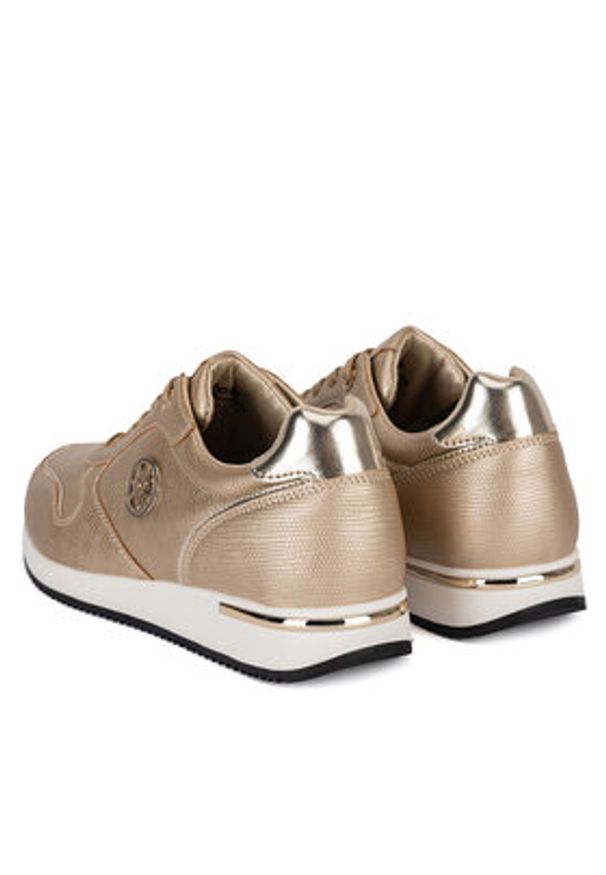 MEXX Sneakersy MI001008043W Złoty. Kolor: złoty. Materiał: skóra