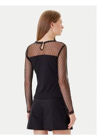 Morgan Bluzka 252-TIPO 979 Czarny Slim Fit. Kolor: czarny. Materiał: syntetyk #4