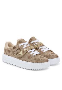 Guess Sneakersy 175397 Brązowy. Kolor: brązowy. Materiał: materiał #3