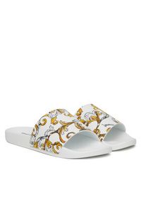 Versace Jeans Couture Klapki 78YA3SQ4 Biały. Kolor: biały #4