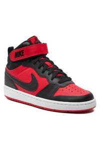Nike Sneakersy Court Borough Mid 2 (Gs) CD7782 602 Czarny. Kolor: czarny. Materiał: skóra. Model: Nike Court #3