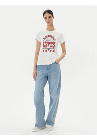 Levi's® T-Shirt Perfect 17369-3024 Biały Standard Fit. Kolor: biały. Materiał: bawełna #5