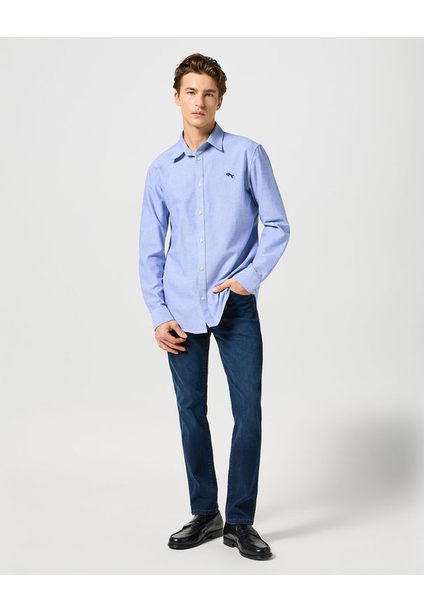 Wrangler - WRANGLER MĘSKIE SPODNIE JEANSOWE LARSTON MIDNIGHT RODEO 112356853 W18S008805