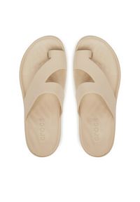 Crocs Japonki Getaway Platform Toe Loop 210834 Beżowy. Kolor: beżowy. Obcas: na platformie #4
