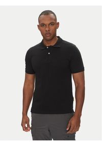 Parajumpers Polo Space 25SMPMPOXF06 Czarny Regular Fit. Typ kołnierza: polo. Kolor: czarny. Materiał: bawełna