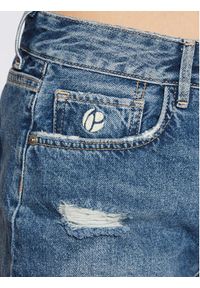 Pepe Jeans Szorty jeansowe Marly PL801009 Niebieski Regular Fit. Kolor: niebieski. Materiał: bawełna