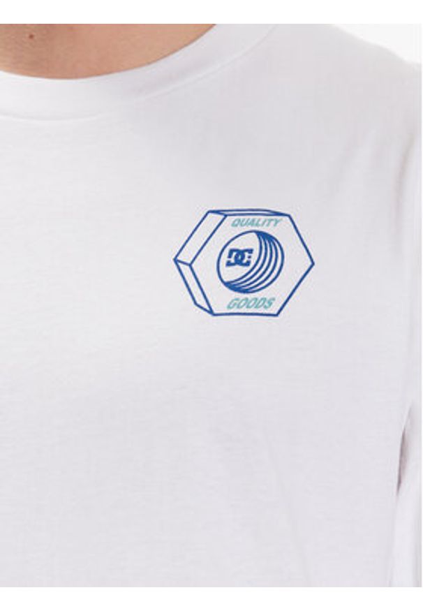 DC Shoes T-Shirt Quality Goods ADYZT05235 Biały Relaxed Fit. Kolor: biały. Materiał: bawełna