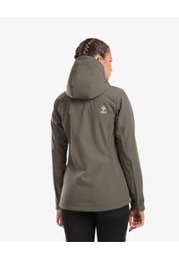 Damska kurtka softshell Kilpi RAVIA-W. Kolor: zielony. Materiał: softshell. Sport: turystyka piesza #2
