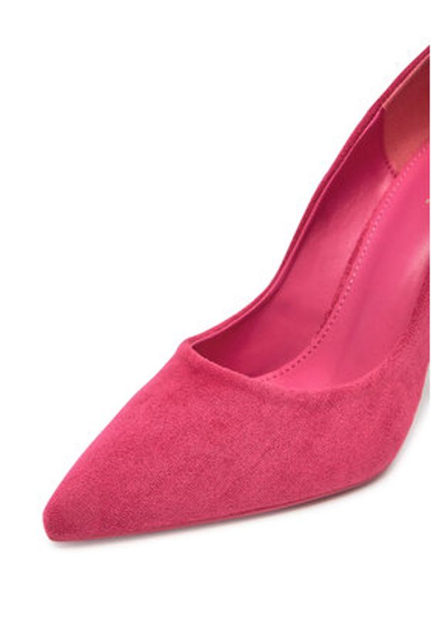 DeeZee Szpilki AB2-4503B Różowy. Kolor: różowy. Materiał: materiał. Obcas: na szpilce