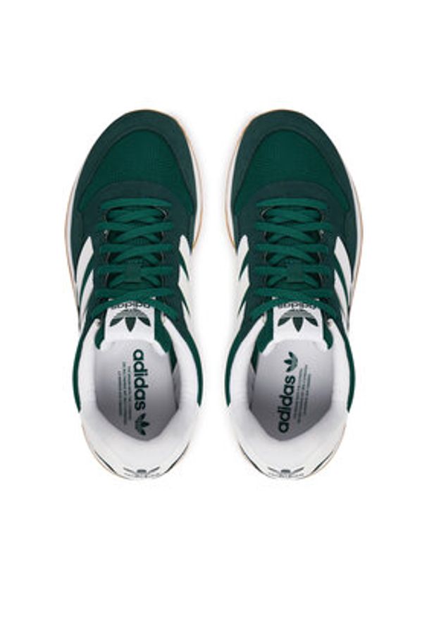 Adidas - adidas Sneakersy ZX 500 RS IH7276 Zielony. Kolor: zielony. Materiał: skóra, zamsz. Model: Adidas ZX