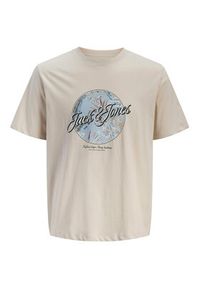 Jack & Jones T-Shirt Honolulu 12288088 Beżowy Regular Fit. Kolor: beżowy. Materiał: bawełna #8