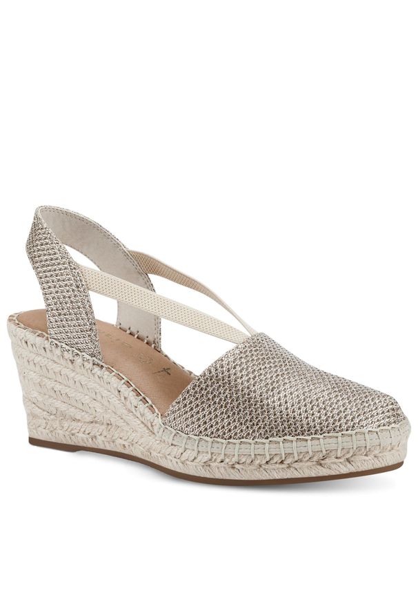 Espadryle Tamaris 1-29603-20 Light Gold 909. Kolor: złoty