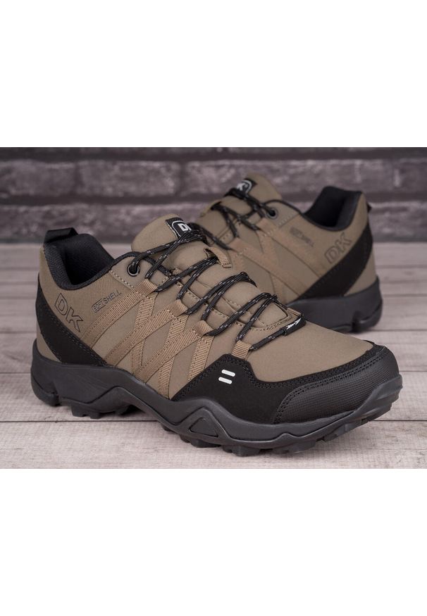 Buty męskie sportowe trekkingowe DK SWAT TAN SOFTSHELL. Kolor: czarny, brązowy, wielokolorowy. Materiał: softshell. Sport: turystyka piesza